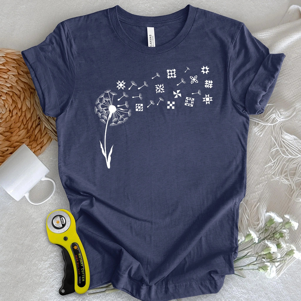 Dandelion Quilt Blocks T-shirt