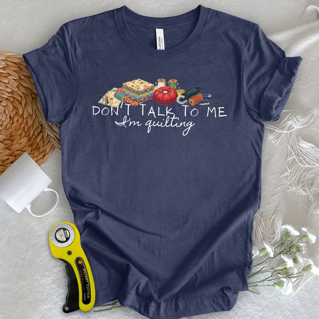 „Rede nicht mit mir“-T-Shirt