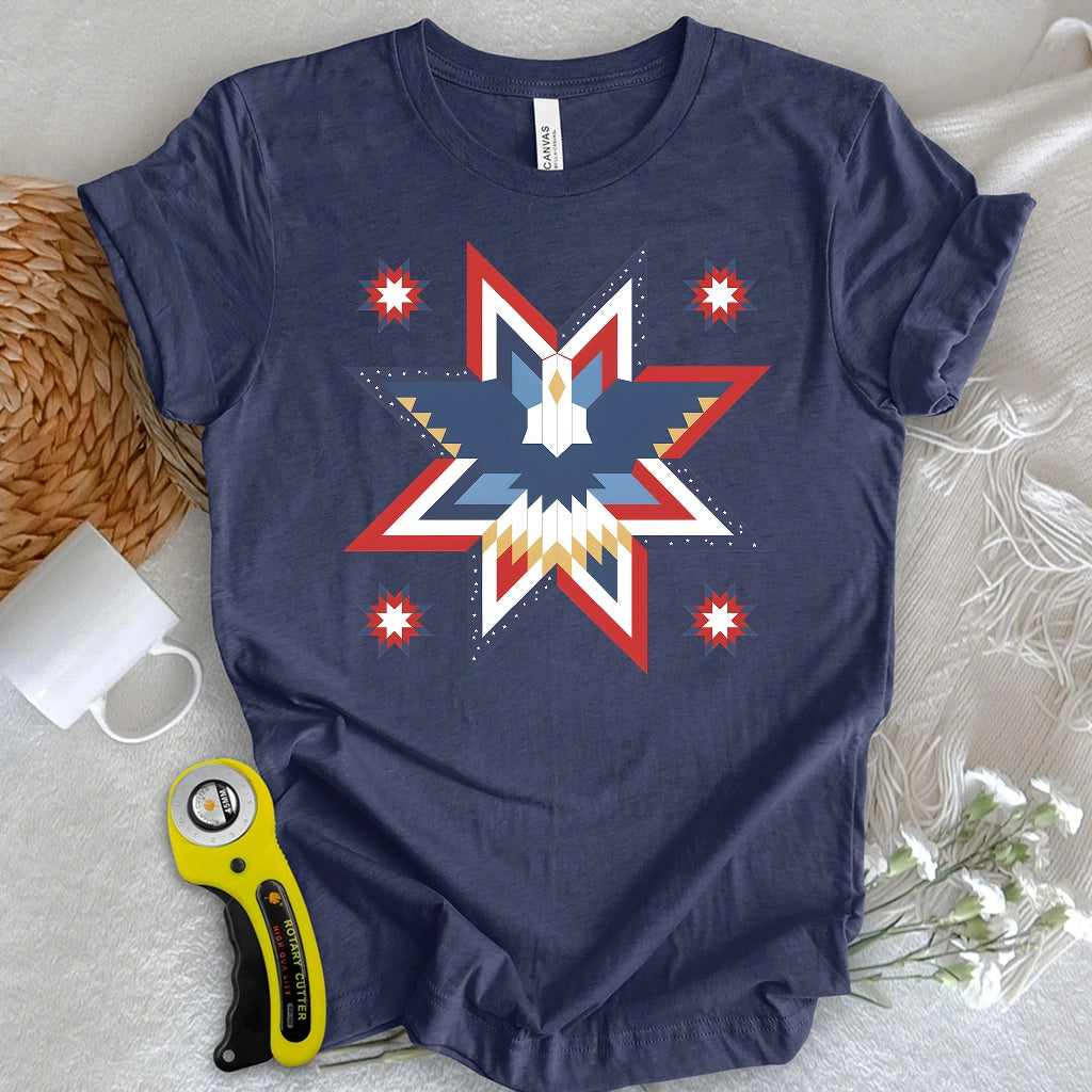 Eagle Star Quilt T-shirt