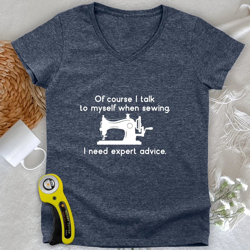 Expert Advice Lady V-neck