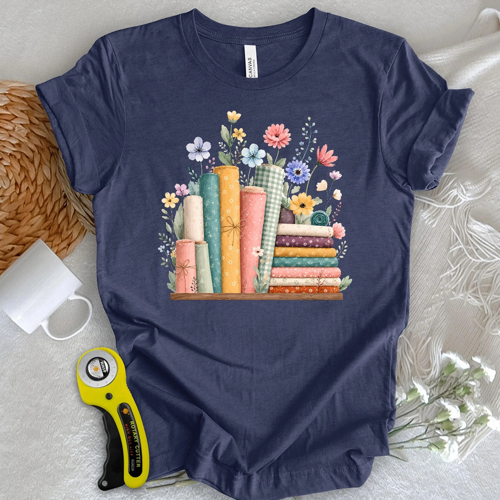 Fabric Bloom T-shirt
