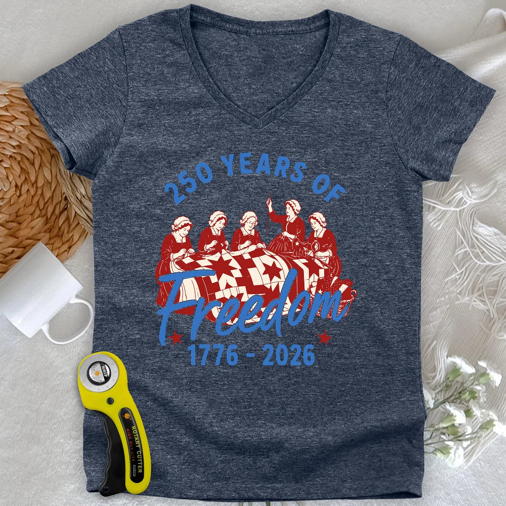 Freedom Quilting Bee Lady V-neck