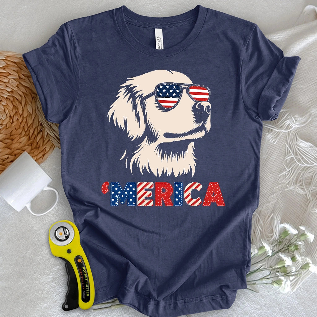 Golden ’Merica Appliqué T-shirt