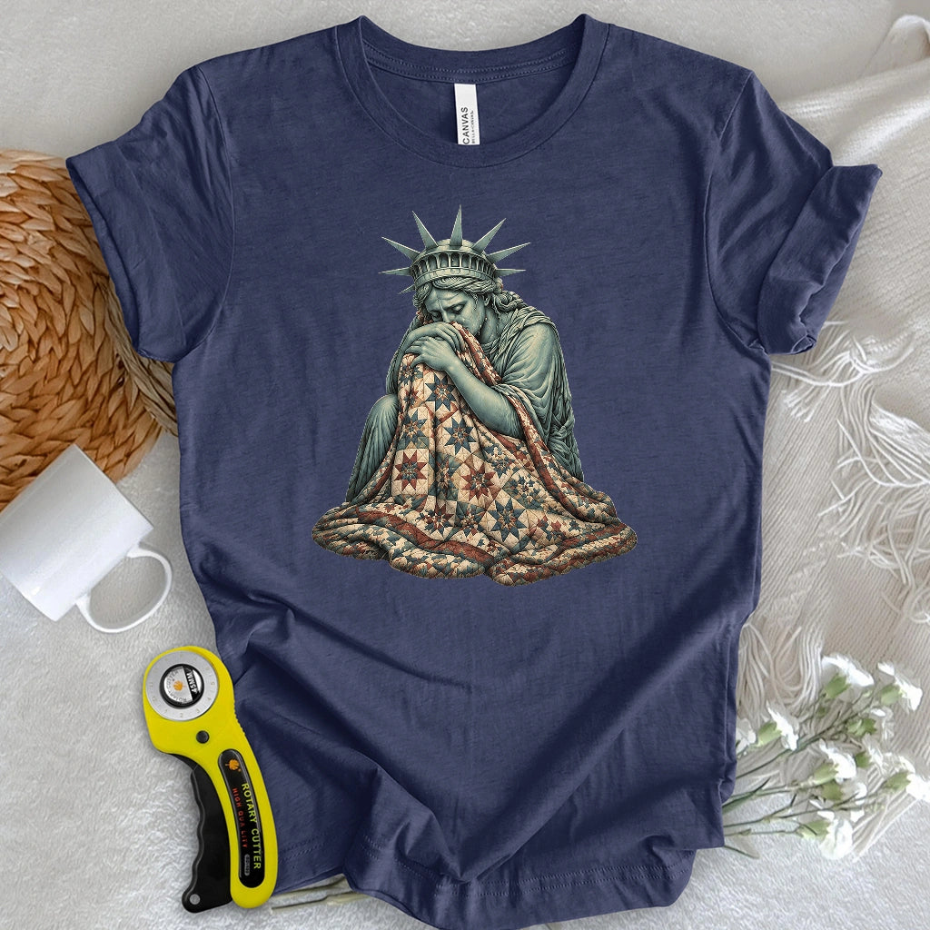Her Liberty Quilt T-shirt