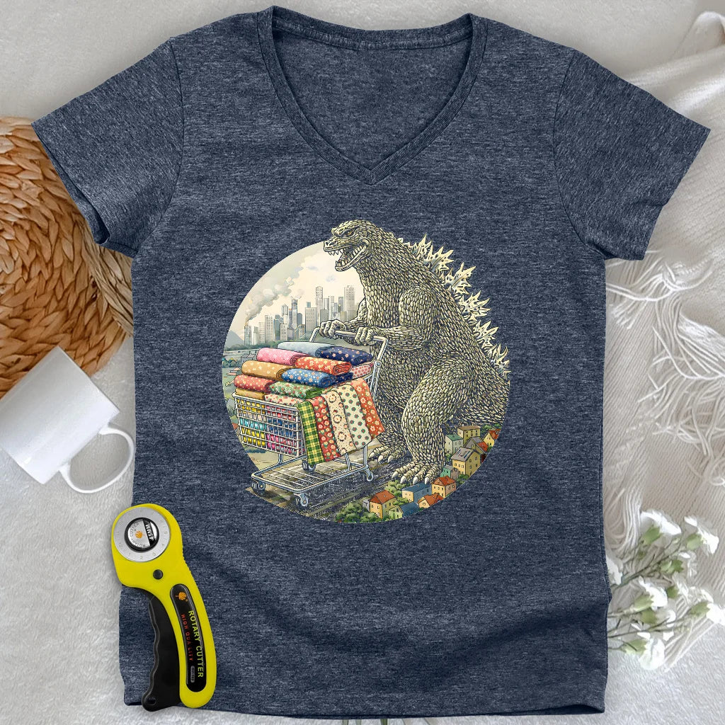 Hoardzilla Lady V-neck