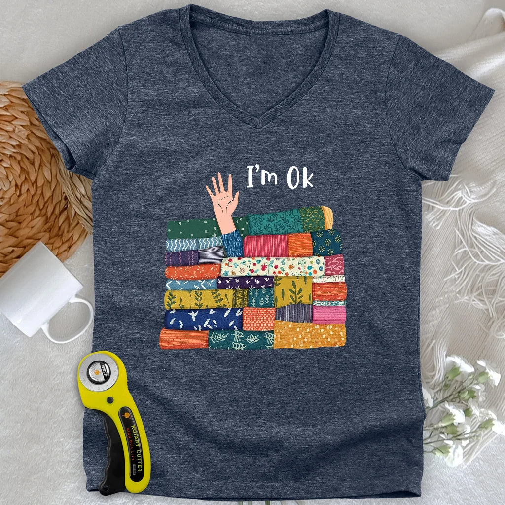Je vais bien Col en V femme
