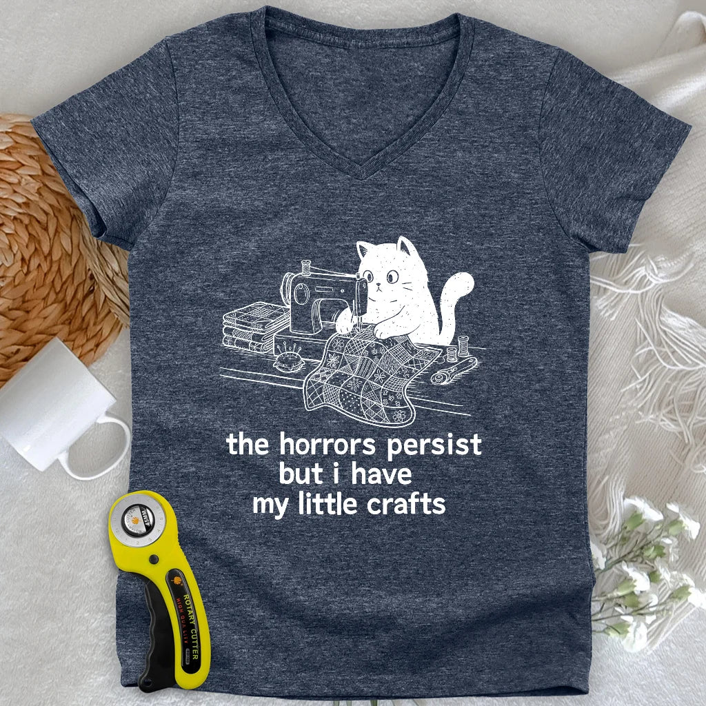 Little Crafts contre le monde - Col en V pour femme