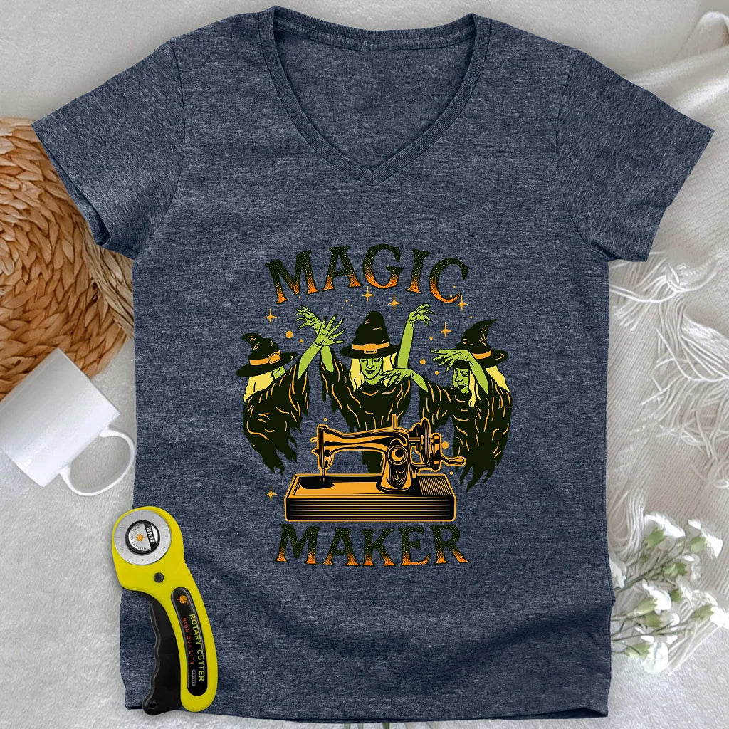 Magic Maker Lady V-neck