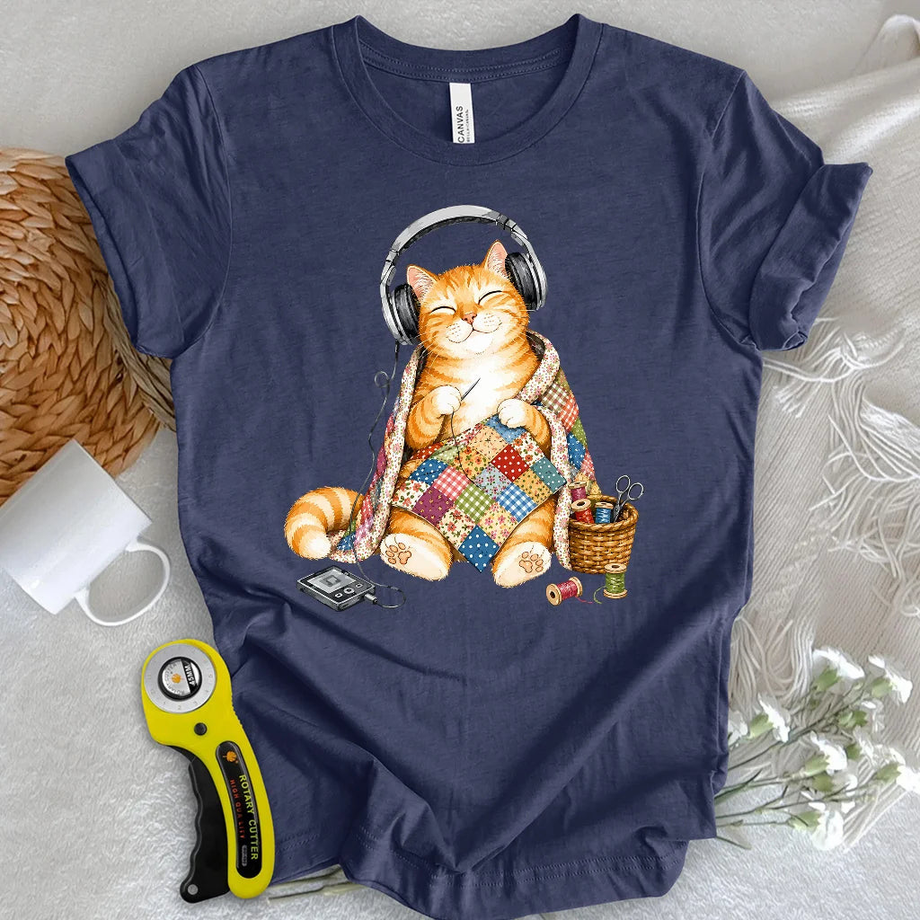 Meow-sic & Quilting T-shirt
