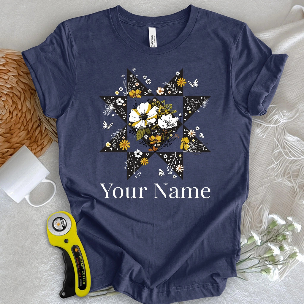 "Custom Name" Nature Block T-shirt