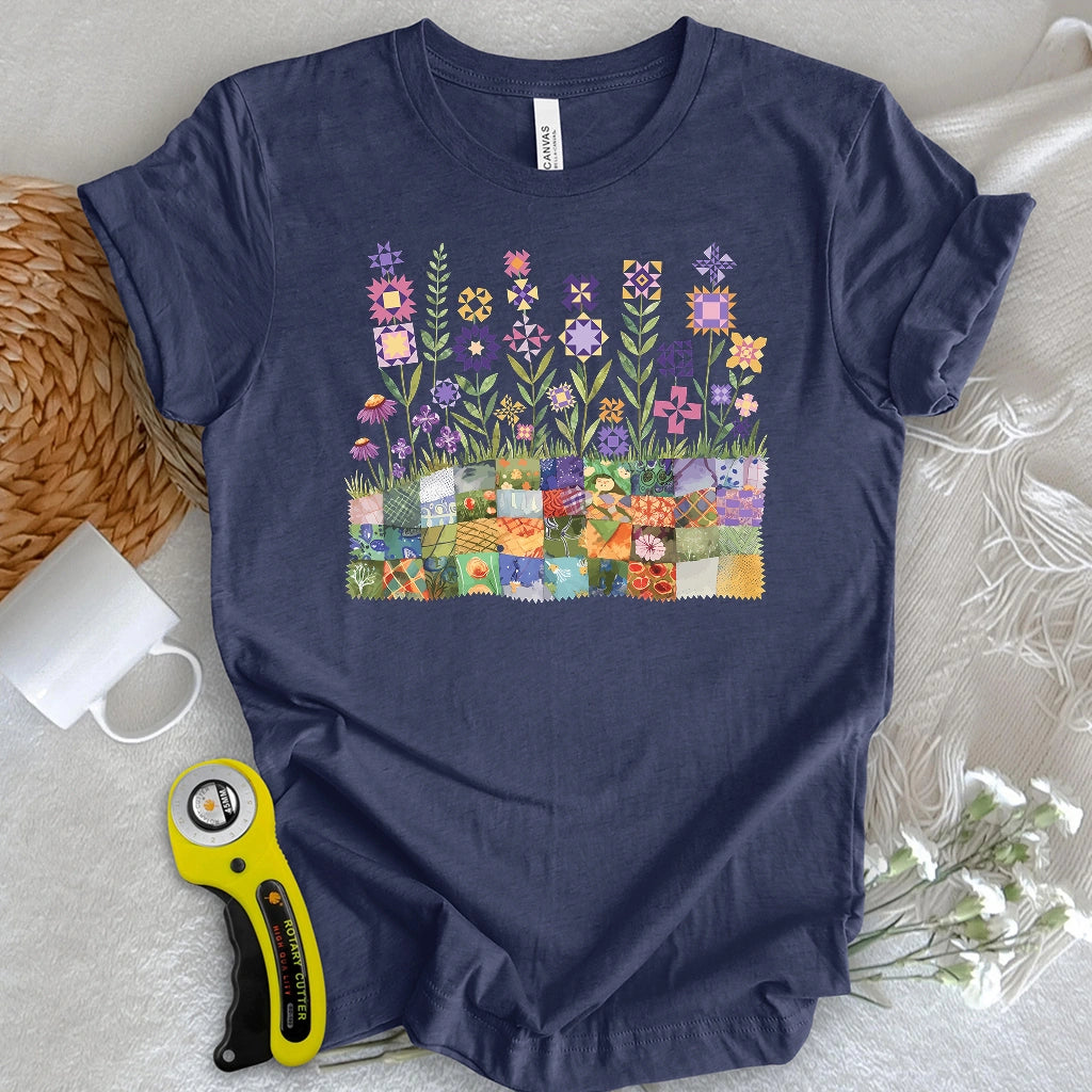 Patchwork Bloom Garden T-shirt