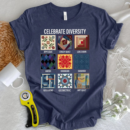 T-shirt Patchwork de la diversité