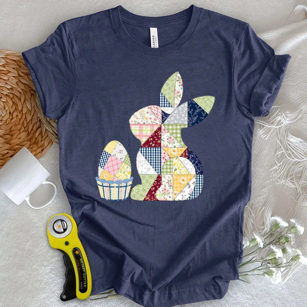 Patchwork Easter Bunny T-shirt
