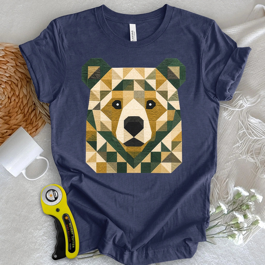Patchwork Forest Bear T-shirt