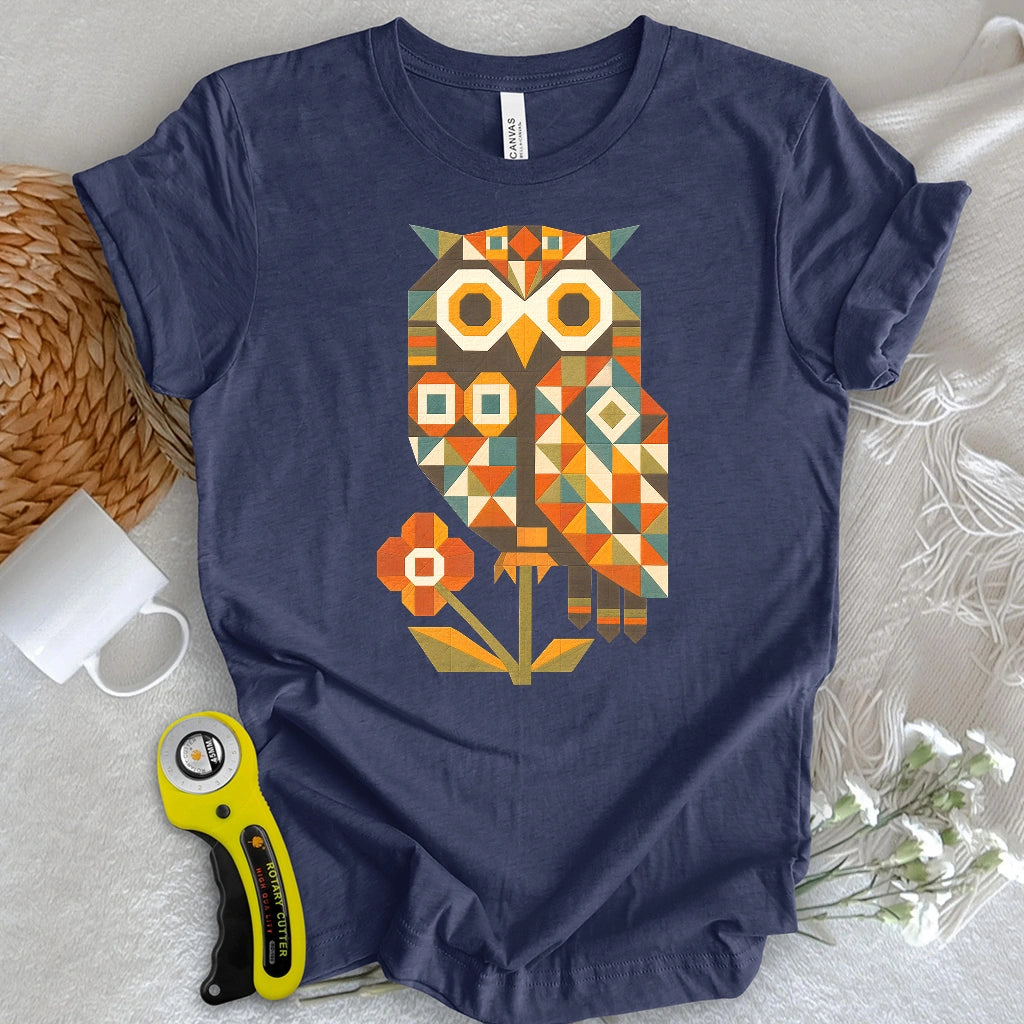 Patchwork Owl T-shirt