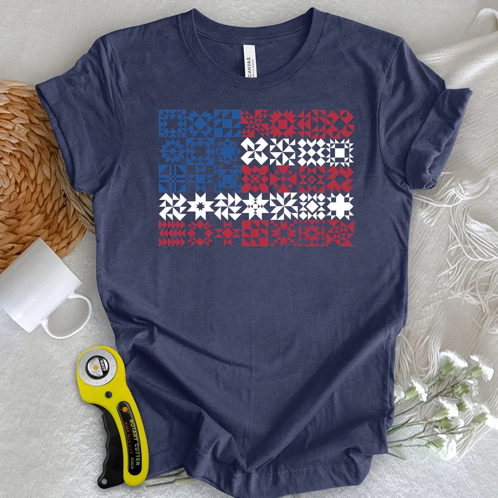 Patchwork Patriot T-shirt