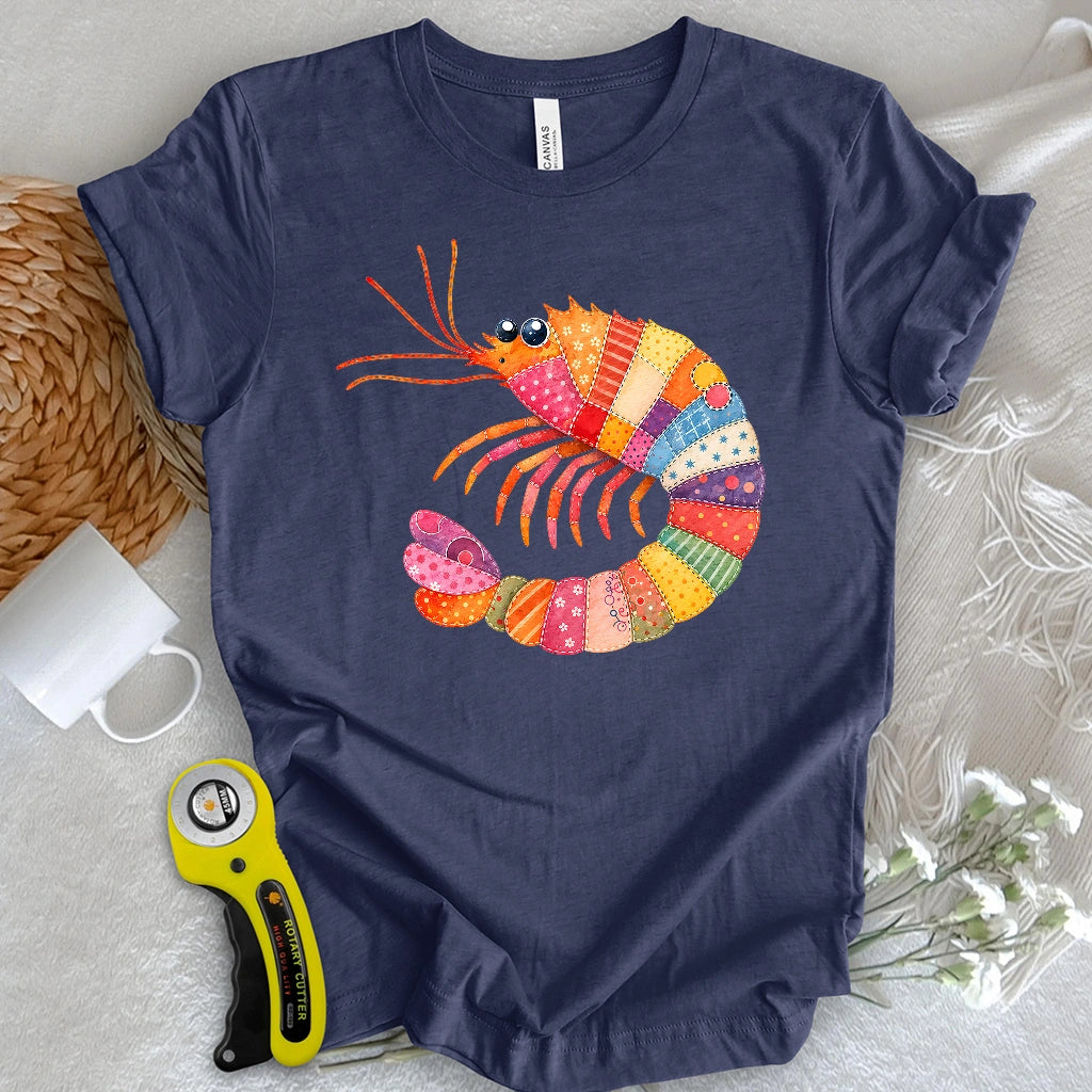 Patchwork Shrimp T-shirt