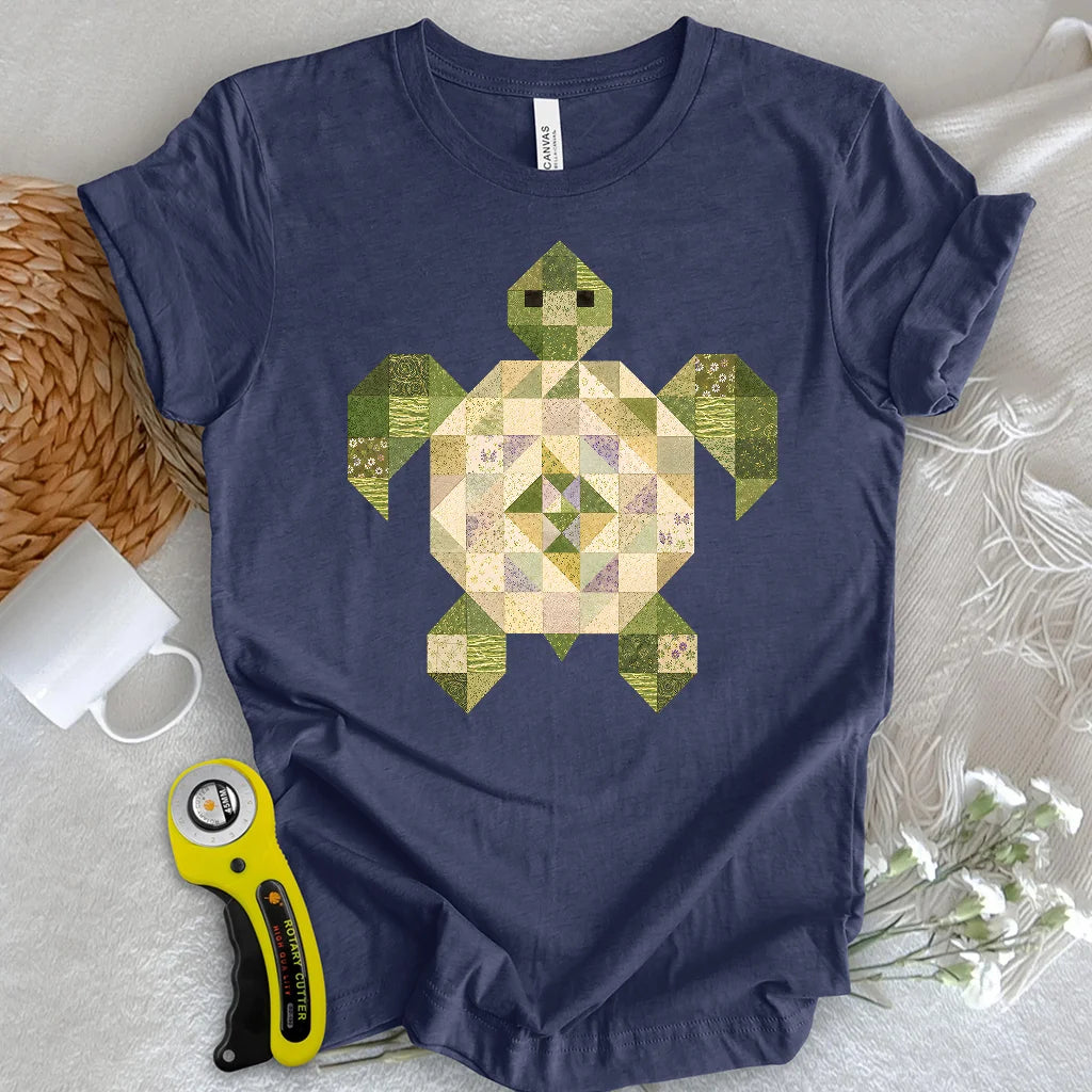 Patchwork Turtle T-shirt