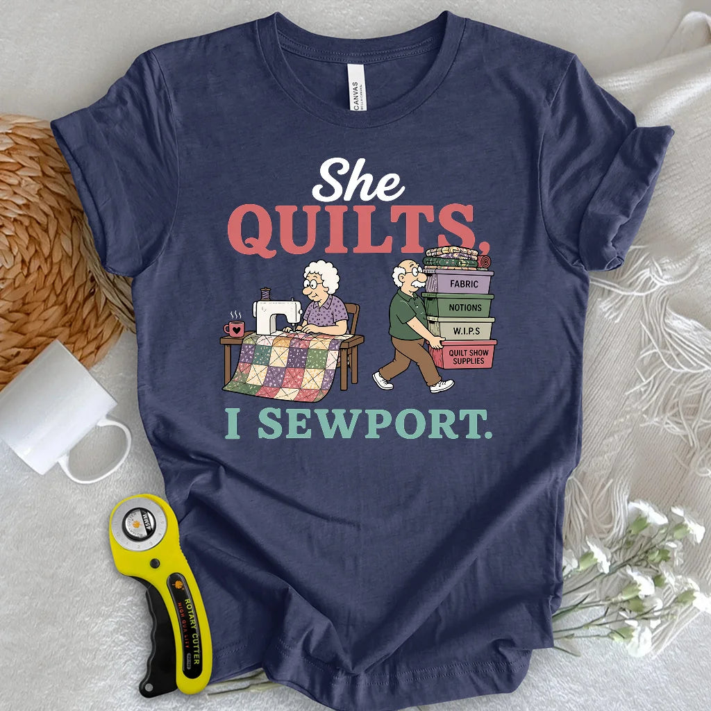 Proud Quilt Husband T-shirt