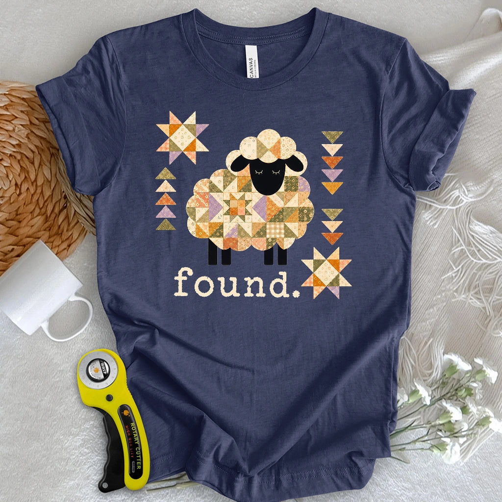 Psalm 23 Patchwork Sheep T-shirt