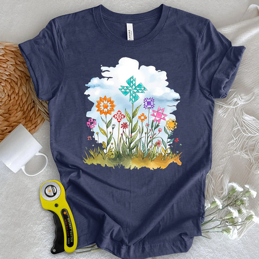 Quilt Block Field T-shirt