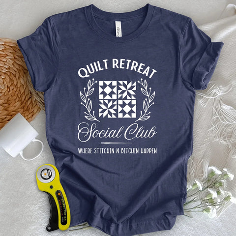 T-shirt «Ritiro per il quilting»