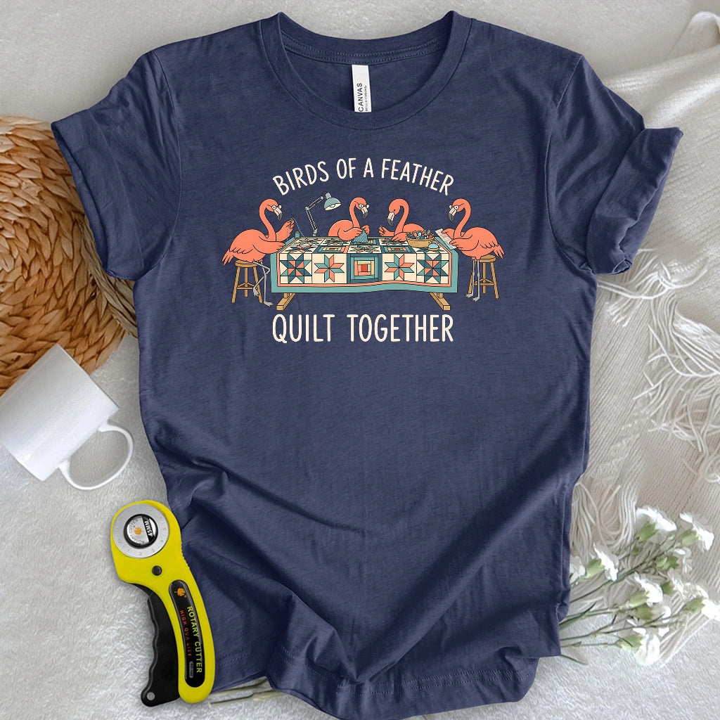 Quilt Together Flamingo T-shirt
