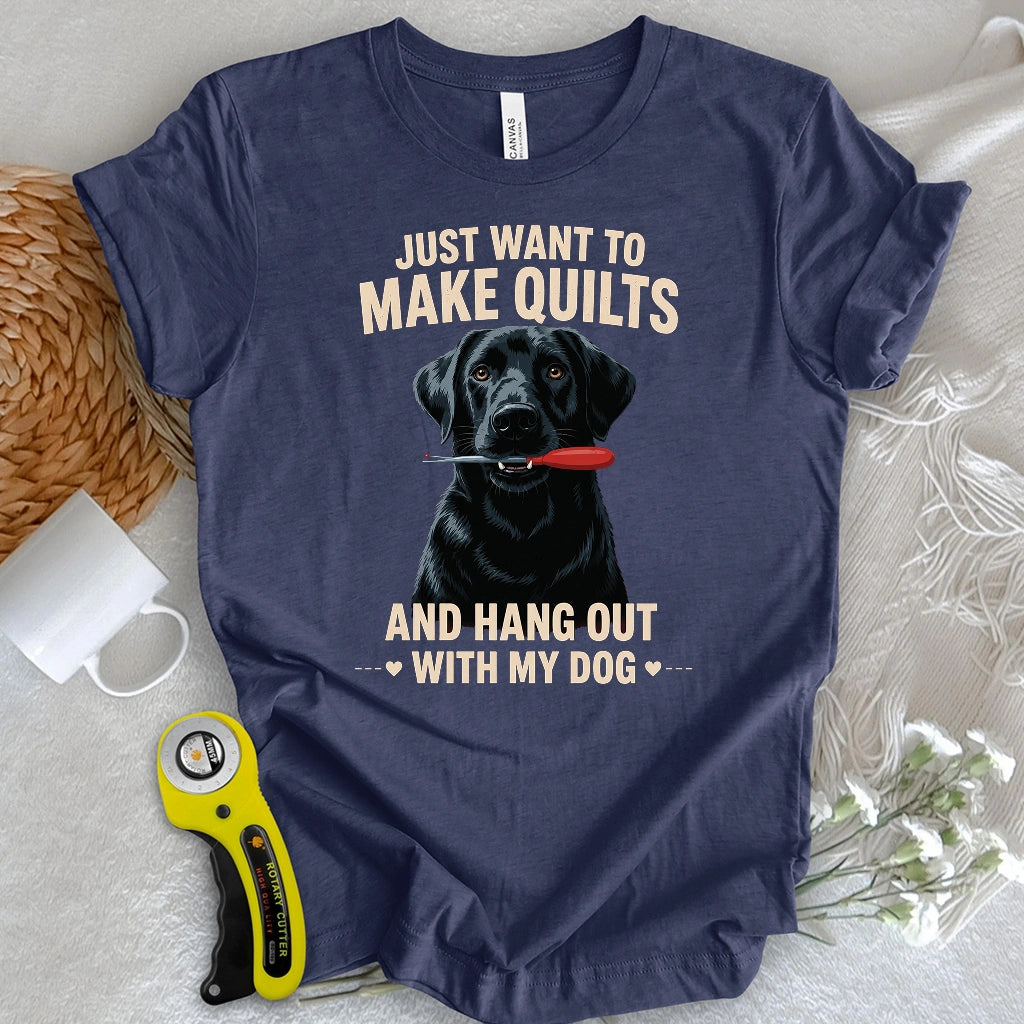 Quilt & Pup T-shirt