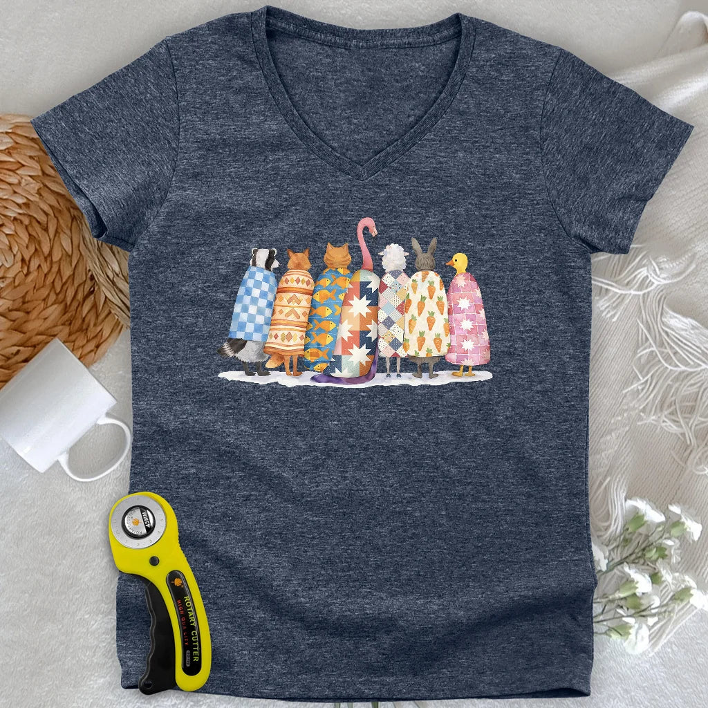 Quilted Souls Lady V-neck