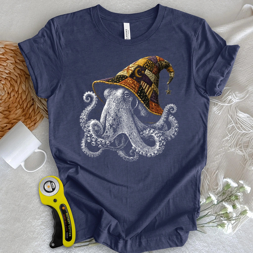 Quilted Witch Octopus T-shirt