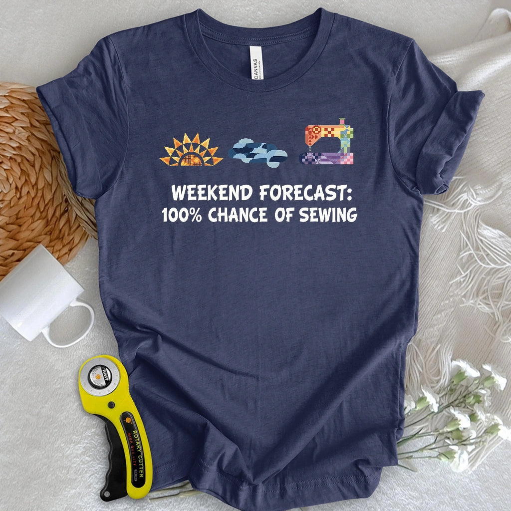 Quilter Wochenendwetter-T-Shirt