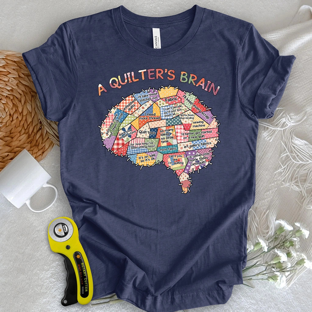 Quilter's Brain T-shirt