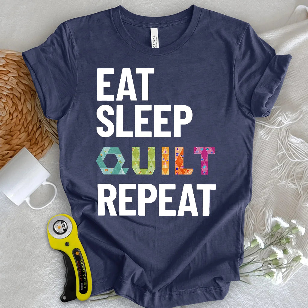 Tagesroutine einer Quilterin T-Shirt