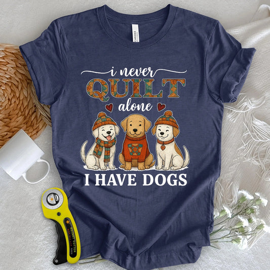 Quilting with Paws T-shirt
