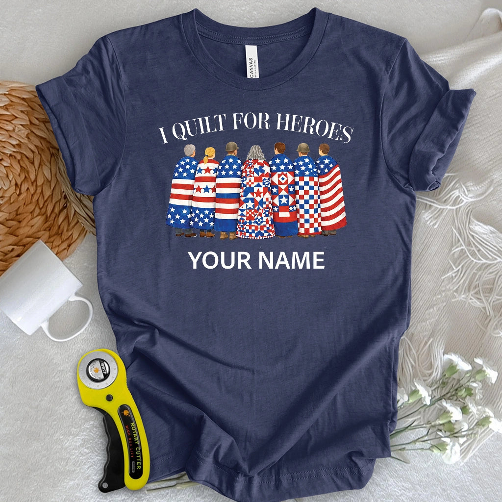 "Custom Name" Quilts of Honor T-shirt