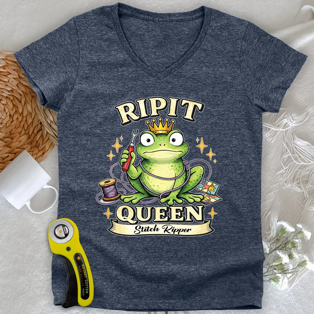 RIPIT Queen Lady V-neck