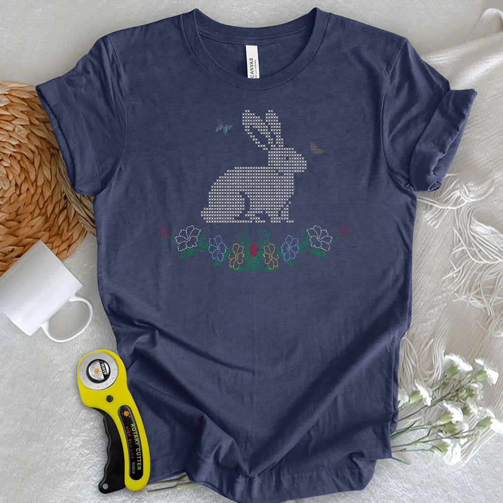 Rabbit Floral T-shirt