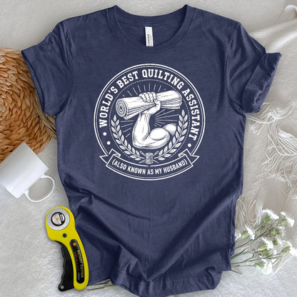 Real Men Support Quilting T-Shirt