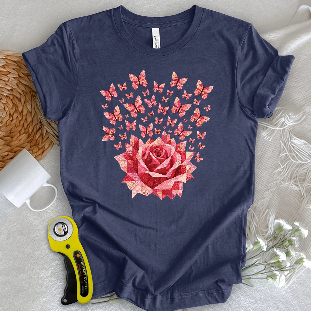 Rose Magic Quilt Bloom T-shirt