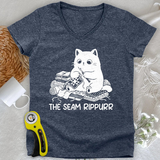 Seam Rippurrr Lady V-neck
