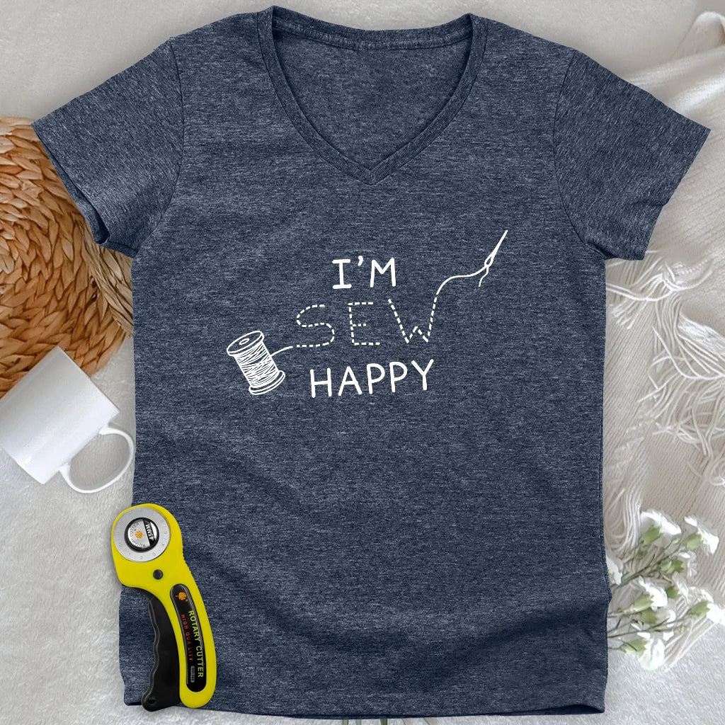 Sew Happy Femme Col V