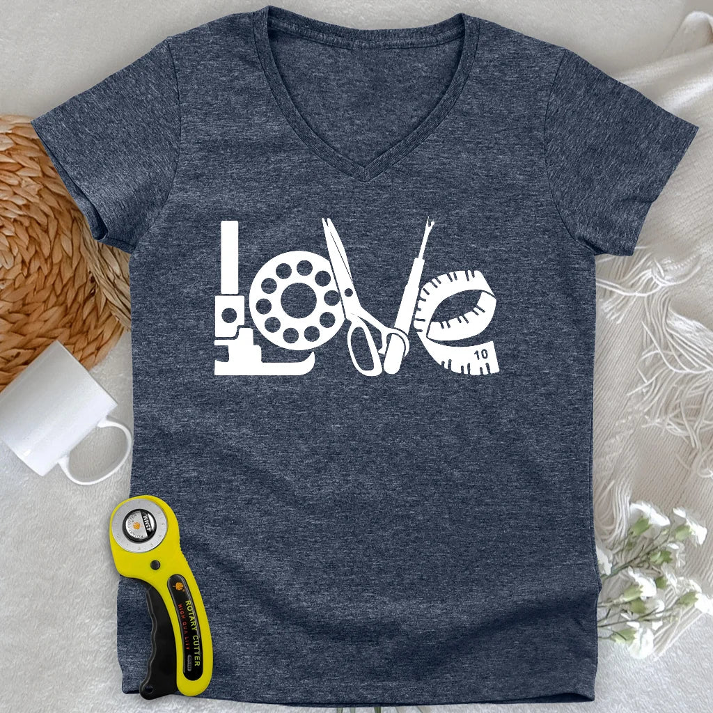 Sew In Love Lady V-neck