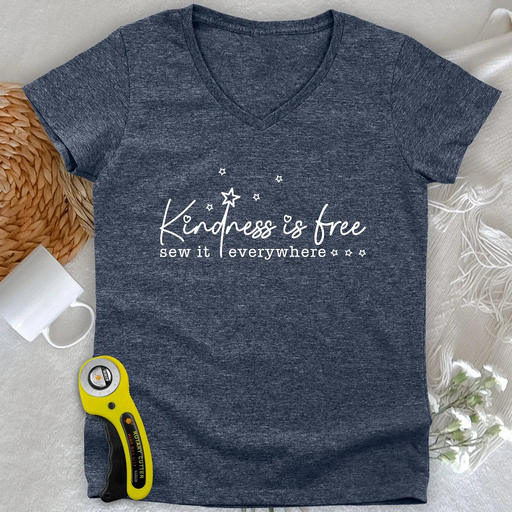 Sew Kindness Lady V-neck