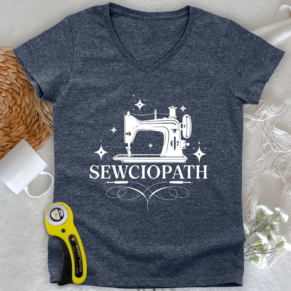 Sewciopath Lady V-neck