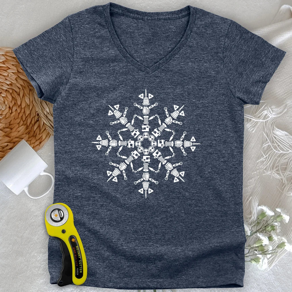 Sewflake Lady V-neck
