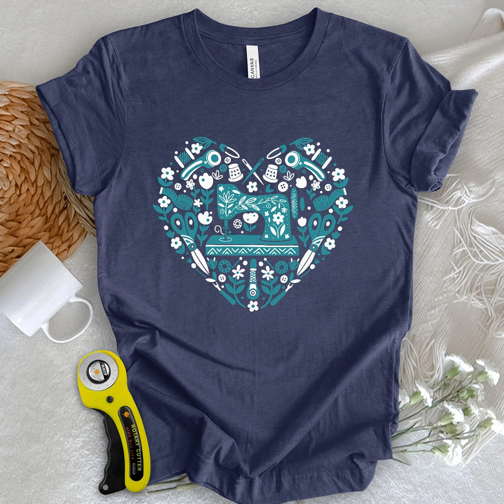 T-shirt couture d'art populaire