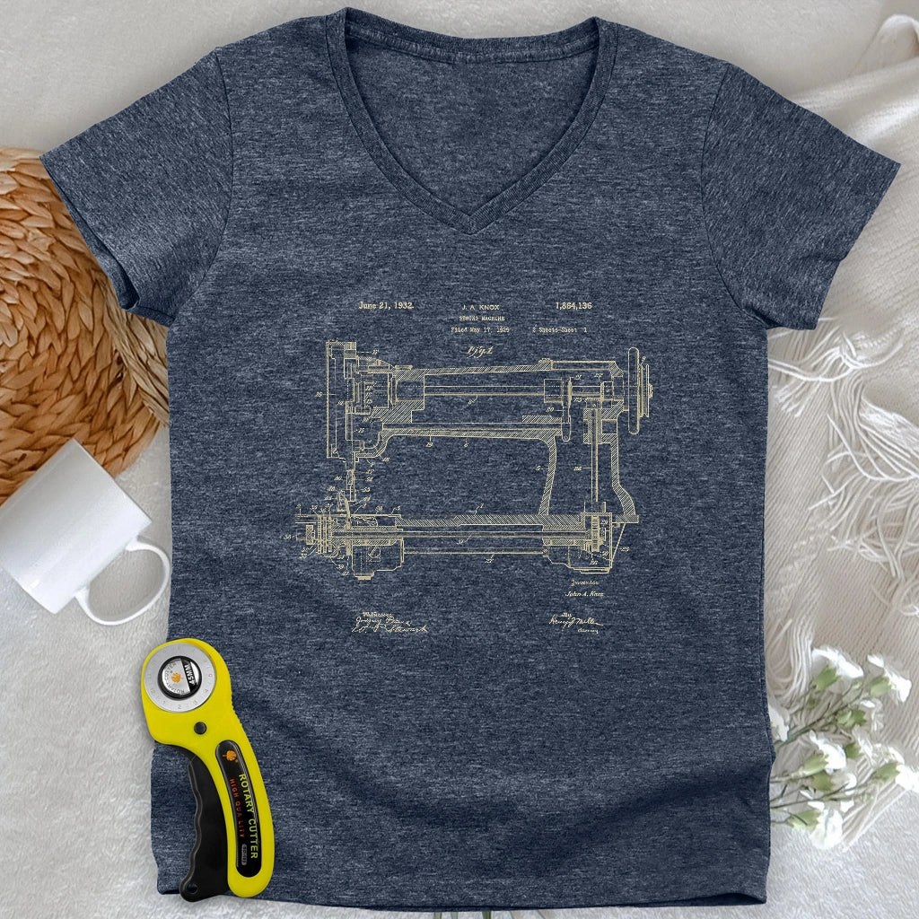 Sewing Machine V-neck