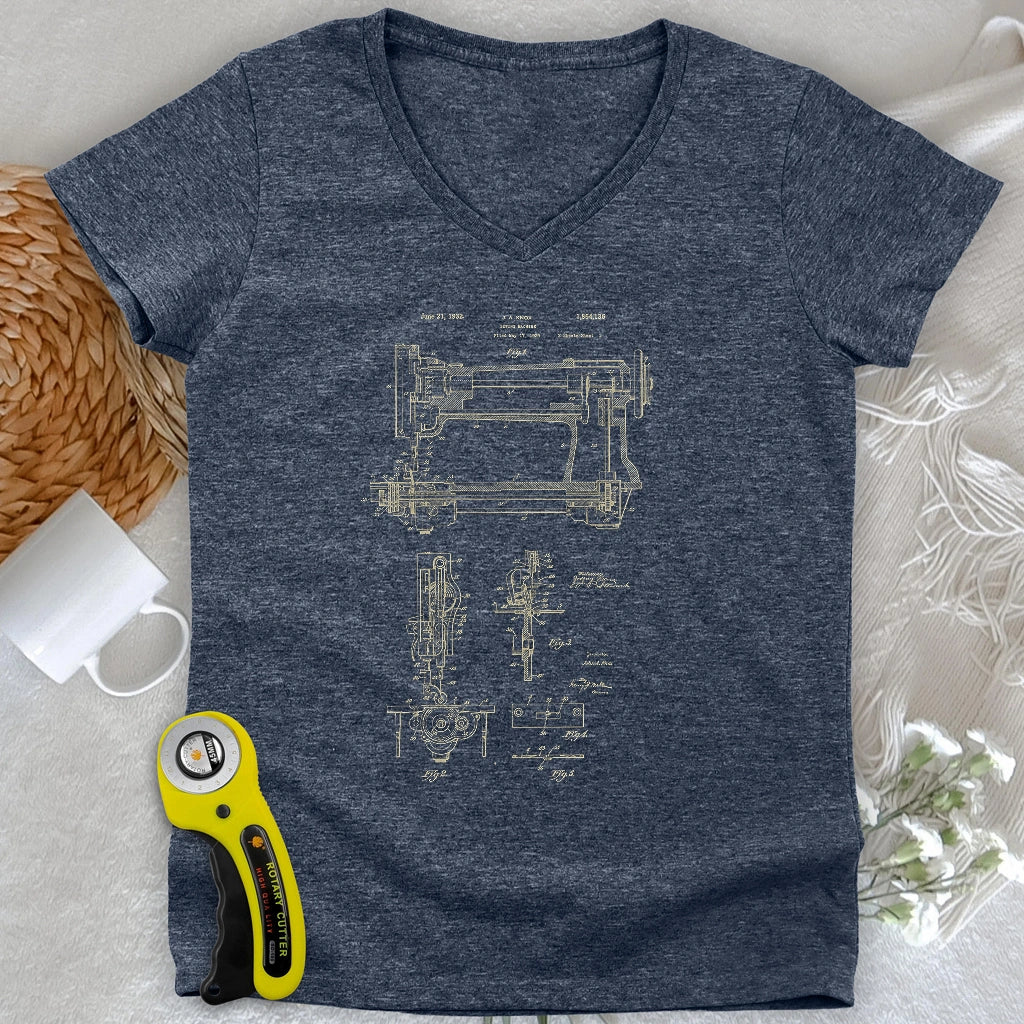 Sewing Pattern Lady V-neck