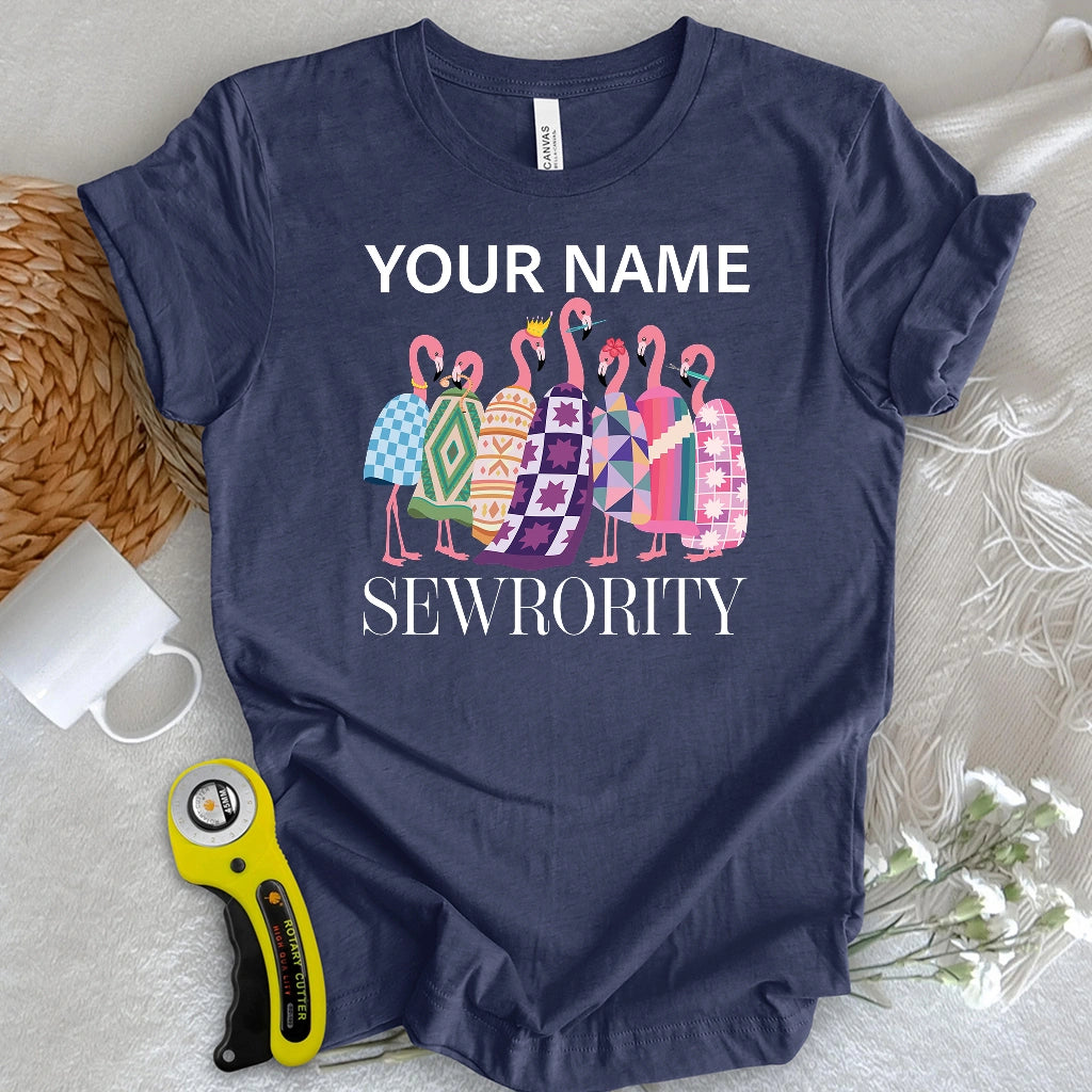 "Custom Name" Sewrority Sisters T-shirt