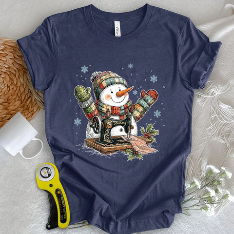 T-shirt Neve e cucito